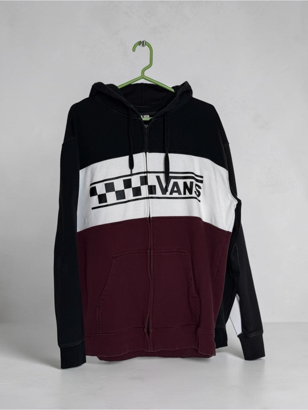 Vans Striped Streetwear Long Sleeve Jacket/Zip Hoodie, Men's Size XL
